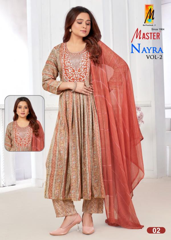 Master Nayra Vol 2  Fancy Designer Kurti Pant With Dupatta